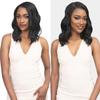Janet Collection HD Swiss Lace Front Wig Melt Hand-Tied 13X6 Frontal Part Grady (1B) view 4