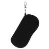 COHEALI 1pc Neoprene Eyeglass Storage Zipper Bag Sunglasses Pouch for Safe Glasses Compact Black Glasses Container for Travel and Daily Use view 1