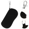 COHEALI 1pc Neoprene Eyeglass Storage Zipper Bag Sunglasses Pouch for Safe Glasses Compact Black Glasses Container for Travel and Daily Use view 2