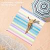 BYDOLL Beach Blanket 78''X81'' Waterproof Sandproof Suits1-4 Adults Oversized Lightweight Large Blanket Picnic Mat for Beach Sand Free Travel Camping Hiking Picnic view 2