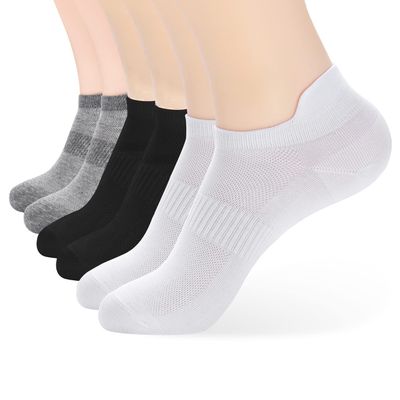 ATBITER Ankle Socks Womens and Men Thin Athletic Running Low Cut No Show Socks With Heel Tab 6/10-Pairs