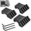 Picatinny Offset Rail Mounts, 45 Degree Picatinny Offset Aluminum Rail Low Profile Mount for lashlight Laser Sights Optics view 1