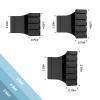 Picatinny Offset Rail Mounts, 45 Degree Picatinny Offset Aluminum Rail Low Profile Mount for lashlight Laser Sights Optics view 3