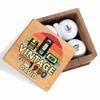 Gladsico Personalized Golf Gift Birthday - Custom Set with Nice Balls and Luxury Wooden Box Unique Ideas for Him, Her, Golfer, Lover, Coach, Boss, Couple on Anniversary, Retirement view 1