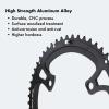 DJC Road Bike Chainring 110BCD 4 Arms Round 2X Chainring Double 52t 36t for Shimano 4700 5800 6800 9000 R7000 R8000 R9100 (Round 52-36T) view 4