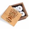 Personalized Golf Gift for Dad - Custom Golf Set with Nice Balls and Luxury Wooden Box - Unique Gift Ideas for Golfer, Golf Lover, Golf Coach, Boss, Him, Her on Anniversary, Birthday, Retirement view 1