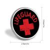 Lifeguard Brooch Pins Fashion Metal Badge Vintage Pin Gifts for Women Men Clothes Crafts, Round view 2