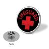 Lifeguard Brooch Pins Fashion Metal Badge Vintage Pin Gifts for Women Men Clothes Crafts, Round view 3