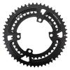 DJC Road Bike Chainring 110BCD 4 Arms Round 2X Chainring Double 52t 36t for Shimano 4700 5800 6800 9000 R7000 R8000 R9100 (Round 50-34T) view 1
