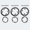 DJC Road Bike Chainring 110BCD 4 Arms Round 2X Chainring Double 52t 36t for Shimano 4700 5800 6800 9000 R7000 R8000 R9100 (Round 50-34T) view 3