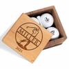 Gladsico Personalized Golf Gift for Golfer - Custom Set with Nice Balls and Luxury Wooden Box Unique Ideas Him, Her, Lover, Coach, Boss, Couple on Anniversary, Birthday, Retirement view 1