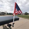 Caddie Buddy American Flag Golf Cart Mount view 2