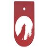 NDZ Performance Magazine Base Plate Finger Extension for CZ P10 S, SC, C, F  Fits 9mm 10 Rd Magazines  Anodized Aluminum  Laser Engraved  Made in USA, Red, Wolf Moon 3 view 1