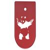 NDZ Performance Magazine Base Plate Finger Extension for CZ P10 S, SC, C, F  Fits 9mm 10 Rd Magazines  Anodized Aluminum  Laser Engraved  Made in USA, Red, Panda with Guns Outline view 1