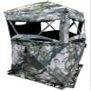 Primos Hunting Primos Full Frontal Hunting Blind, One Way See-Through Ground Blind in Veil Camo view 1