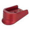 NDZ Performance Magazine Base Plate Finger Extension for CZ P10 S, SC, C, F  Fits 9mm 10 Rd Magazines  Anodized Aluminum  Laser Engraved  Made in USA, Red, Star of David Mogen Dovid view 2