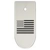 NDZ Performance Magazine Base Plate Finger Extension for CZ P10 S, SC, C, F  Fits 9mm 10 Rd Magazines  Anodized Aluminum  Laser Engraved  Made in USA, Silver, US Flag view 1