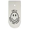 NDZ Performance Magazine Base Plate Finger Extension for CZ P10 S, SC, C, F  Fits 9mm 10 Rd Magazines  Anodized Aluminum  Laser Engraved  Made in USA, Silver, Smile Wait for Flash Smiley view 1