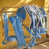 AMAZING HORSE STUFF Double Horse Nylon Driving Harness in Navy & Light Blue (Full, Cob, Pony, Shetland & Mini) (Full) view 2