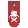 NDZ Performance Magazine Base Plate Finger Extension for CZ P10 S, SC, C, F  Fits 9mm 10 Rd Magazines  Anodized Aluminum  Laser Engraved  Made in USA, Red, Skull Biohazard 1 view 1