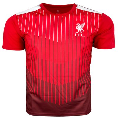Men's Liverpool Performance Jersey, Licensed Liverpool Red Stripe Shirt (AS)