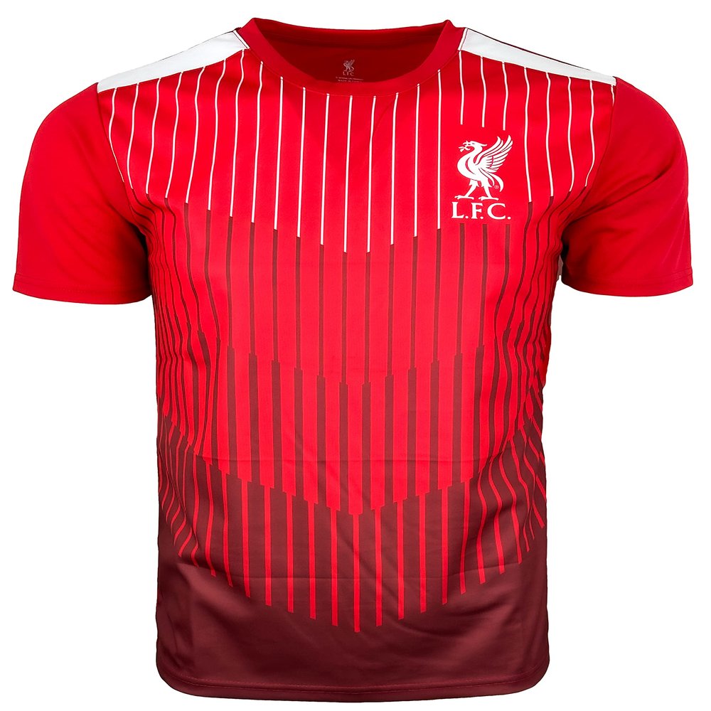 Men's Liverpool Performance Jersey, Licensed Liverpool Red Stripe Shirt (AS)