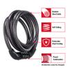Master Lock Black Set Preset Combination Bike Lock, Metal Cable Lock has a Weather Resistant Vinyl Coating for Outdoor Equipment, Bicycles, 4 Feet Long, Pack of 2, 8143T view 3
