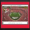 Georgia Bulldogs Football - 44x18-inch Double Mat, Deluxe Framed Picture by Blakeway Panoramas view 1