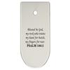 NDZ Performance Magazine Base Plate Finger Extension for CZ P10 S, SC, C, F  Fits 9mm 10 Rd Magazines  Anodized Aluminum  Laser Engraved  Made in USA, Silver, Bible Psalm 144:1 view 1
