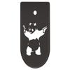 NDZ Performance Magazine Base Plate Finger Extension for CZ P10 S, SC, C, F  Fits 9mm 10 Rd Magazines  Anodized Aluminum  Laser Engraved  Made in USA, Black, Panda with Guns Outline view 1