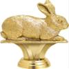 Crown Awards 5.25" Rabbit Trophy On White Marble Base, Rabbit Award with Custom Engraving 20 Pack view 2
