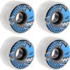 SPITFIRE 80HD CHARGER WHEELS 56mm CONICAL FULL CLEAR/BLUE (SET OF 4) view 2