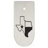 NDZ Performance Magazine Base Plate Finger Extension for CZ P10 S, SC, C, F  Fits 9mm 10 Rd Magazines  Anodized Aluminum  Laser Engraved  Made in USA, Silver, Texas State Outline Flag view 1