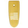 NDZ Performance Magazine Base Plate Finger Extension for Smith & Wesson M&P Shield EZ 9mm, Laser Engraved Aluminum in Gold - US Flag Veteran Text Bold view 1