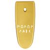 NDZ Performance Magazine Base Plate Finger Extension for Smith & Wesson M&P Shield EZ 9mm, Laser Engraved Aluminum in Gold - Molon Labe Old Styled view 1