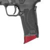 NDZ Performance Magazine Base Plate Finger Extension for Smith & Wesson M&P Shield EZ 9mm, Laser Engraved Aluminum in Red - Come and Take It Cannon Text 2 Line view 2