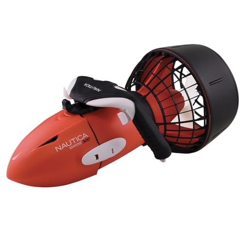 Nautica Marine Underwater Seascooter, Scuba Diving, Snorkeling for Ocean or Pool to Maximize Your Underwater Dive Adventure, Action Camera Compatible