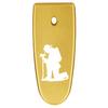 NDZ Performance Magazine Base Plate Finger Extension for Smith & Wesson M&P Shield EZ 9mm, Laser Engraved Aluminum in Gold - Fireman's Prayer view 1