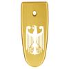 NDZ Performance Magazine Base Plate Finger Extension for Smith & Wesson M&P Shield EZ 9mm, Laser Engraved Aluminum in Gold - German Coat of Arms Federal Eagle view 1