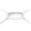 Showtime Chin Strap Solid White OSFM view 3