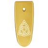 NDZ Performance Magazine Base Plate Finger Extension for Smith & Wesson M&P Shield EZ 9mm, Laser Engraved Aluminum in Gold - Celtic Knot view 1