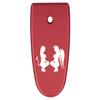 NDZ Performance Magazine Base Plate Finger Extension for Smith & Wesson M&P Shield EZ 9mm, Laser Engraved Aluminum in Red - Naughty and Nice Girls view 1