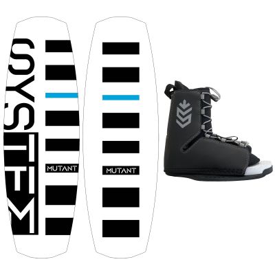 System Wakeboard 2024 Mutant 138 cm Tour Bindings