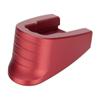 NDZ Performance Magazine Base Plate Finger Extension for Smith & Wesson M&P Shield EZ 9mm, Laser Engraved Aluminum in Red - US Flag We The People view 3