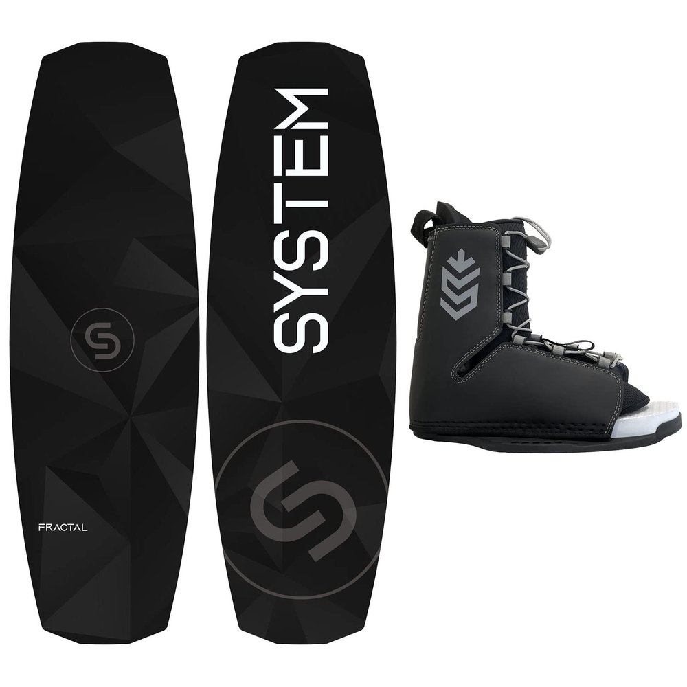 Hyperlite Wakeboard Package Vaopr Wakeboard System Tour Wakeboard Bindings Fits Boot Sizes 8-14! 135, 139, 143 cm (Fractal 135 cm)