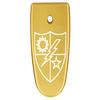 NDZ Performance Magazine Base Plate Finger Extension for Smith & Wesson M&P Shield EZ 9mm, Laser Engraved Aluminum in Gold - US Army 75th Ranger Regiment view 1