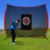 KAIDIDA Golf Practice Net Backyard: 12x10FT Durable Swing Training Target  Indoor Outdoor Garage Home Use  Portable for Adults & Men Golfer Beginners view 1