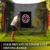 KAIDIDA Golf Practice Net Backyard: 12x10FT Durable Swing Training Target  Indoor Outdoor Garage Home Use  Portable for Adults & Men Golfer Beginners view 3