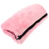 VOSAREA Faux Fur Hand Winter Electric Heating Warmer Pillow Hand Muffs USB Charging Warm Winter Muffs for Women Girls (Pink) view 1