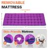 COLMERD Camping Cot with Comfortable Mattress Cots for Sleeping with Pad Heavy Duty Camping Bed Sleeping Cot Include Carry Bag Camping Cots for Adults Home Office Nap Vocation Outdoor view 3